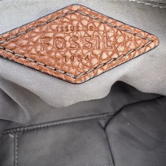 Fossil Brown Gorgeous Crossbody Bag & Wallet~NEW - Picture 7 of 9